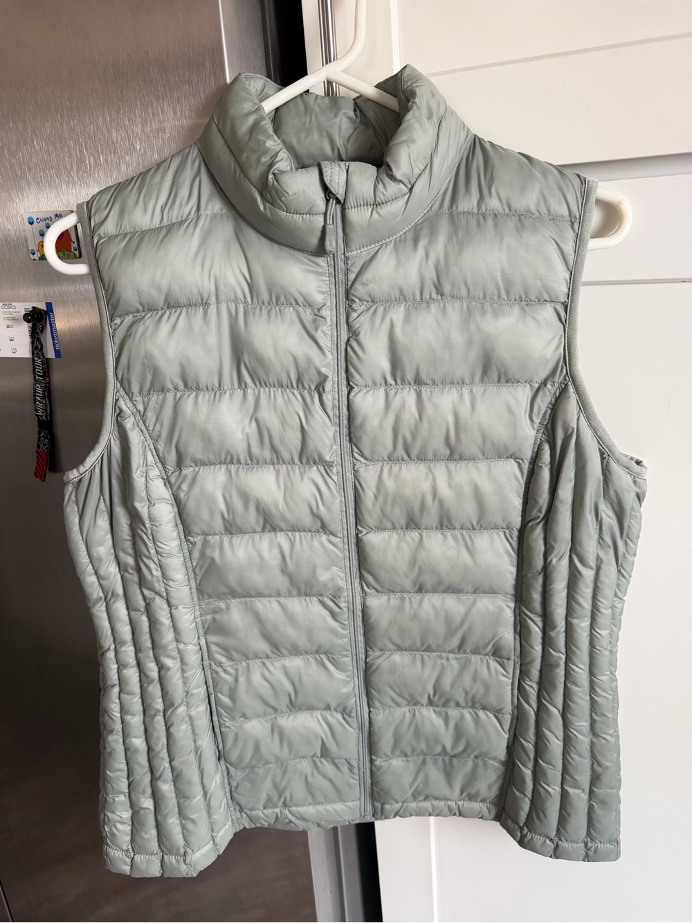 32° Hear Light Sage Quilted Packable Women's Vest